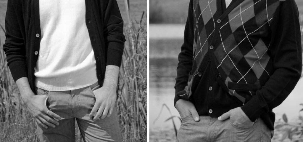 A man with is hands in scooped pockets.